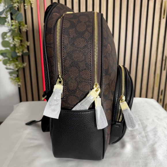 brown coach backpack black straps Court Bag In Signature Canvas in Brown/ 5671 – Whether youre heading to the office Coach L2057 Signature Leather And